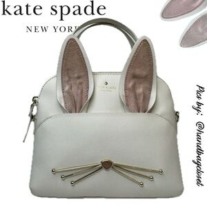 KATE SPADE MAKE MAGIC RABBIT BUNNY MAISE SATCHEL
CROSSBODY SHOULDER BAG